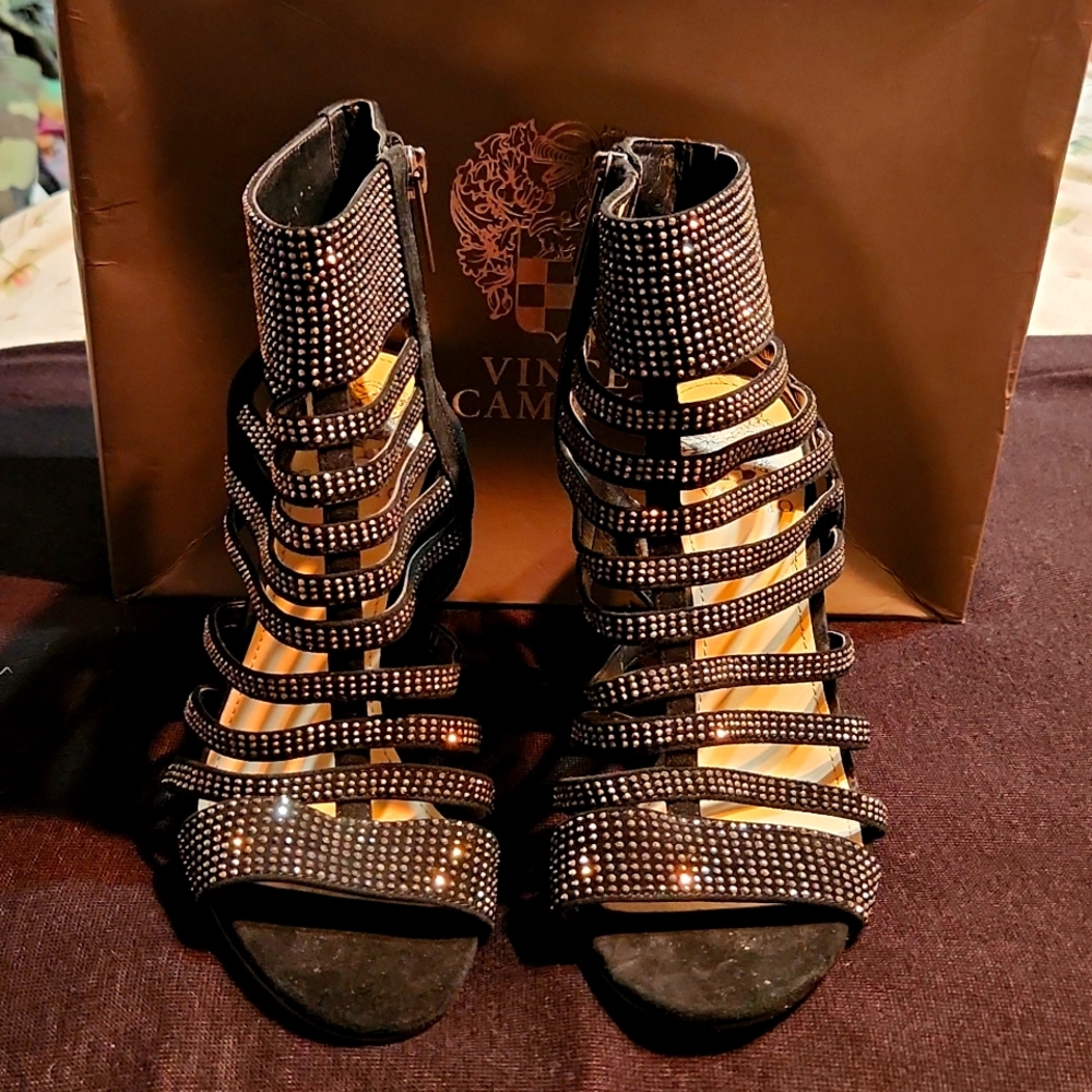 Rhinestone Embellished Shoes